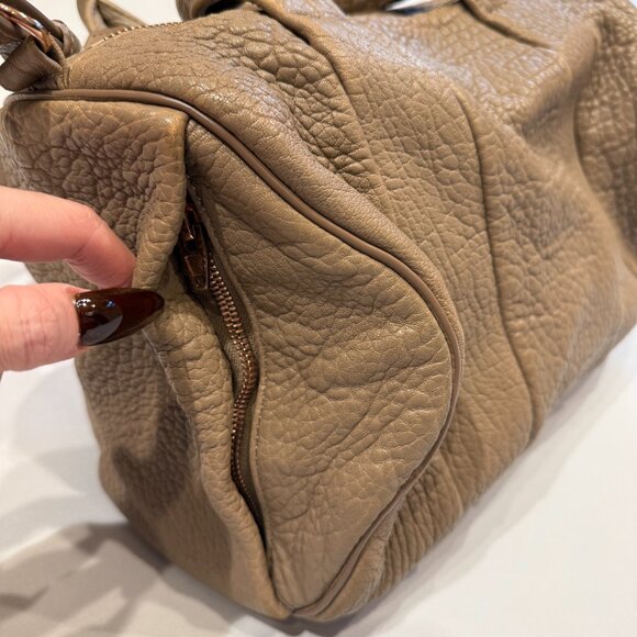 Alexander Wang Pebbled Lambskin Rocco Latte Rose Gold Hardware - Picture 6 of 14